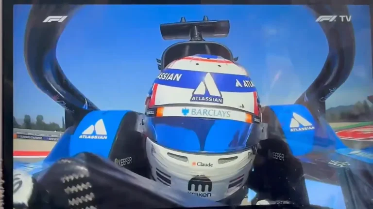 Alex Albon a subi une tuile particulière