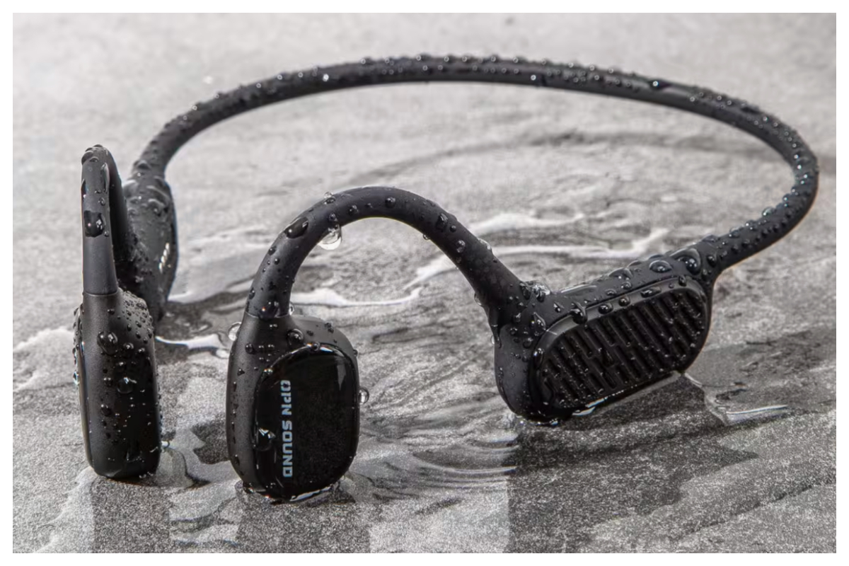 Écouteurs De Natation Cranovib V2 – Conduction Osseuse – étanches – Mémoire Interne + Bluetooth – écran LED – Autonomie Pour Sport Aquatique