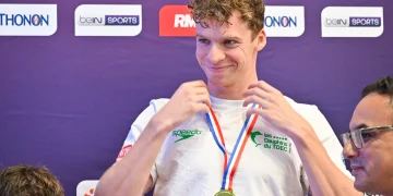 Léon Marchand aux Championnats de France