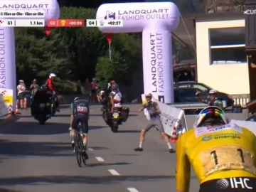 Lenny Martinez rejoint par Pogacar