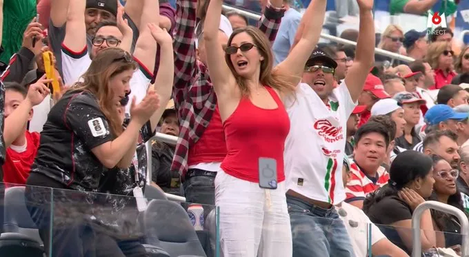 Coupe du monde | Une supportrice participe à la ola, et dit au revoir à son téléphone