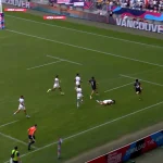 Fin de match palpitante entre la France et les Blacks