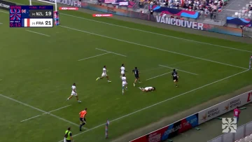 Fin de match palpitante entre la France et les Blacks