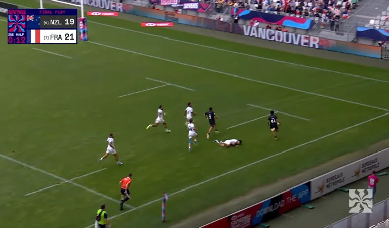 Rugby à 7 | La fin de match surréaliste entre les Français et les Blacks à Bordeaux