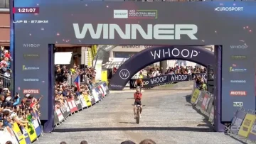 Triplé français en VTT