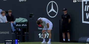 Corentin Moutet perd face à Nick Kyrgios