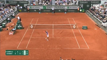 Balle de match insensée à Roland-Garros