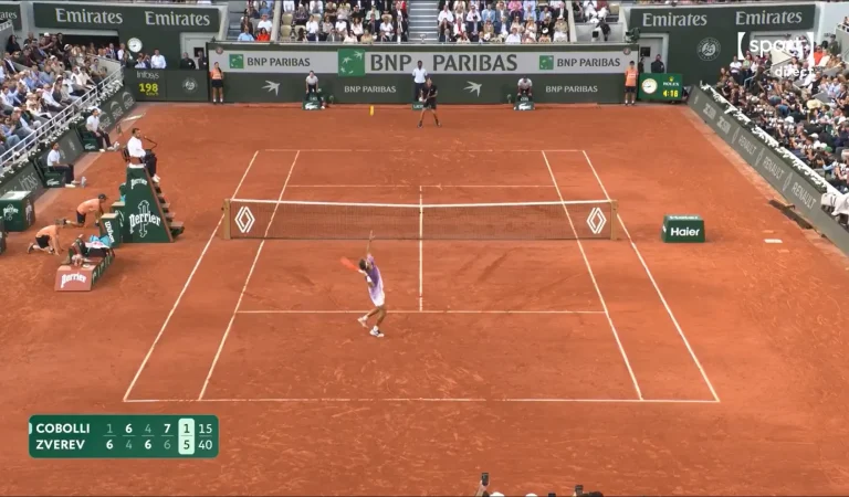 Roland-Garros | La balle de match irréelle entre Cobolli et Zverev en finale