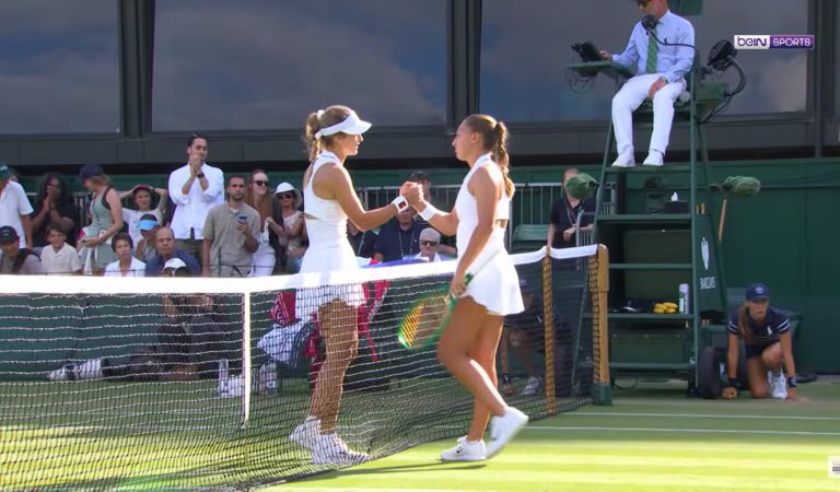 La fin de match surhumaine de Diane Parry à Wimbledon