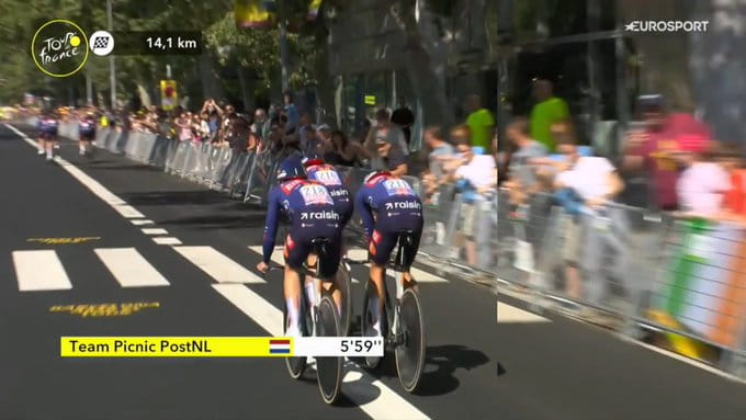 Le départ surréaliste de Warren Barguil sur le Tour de France