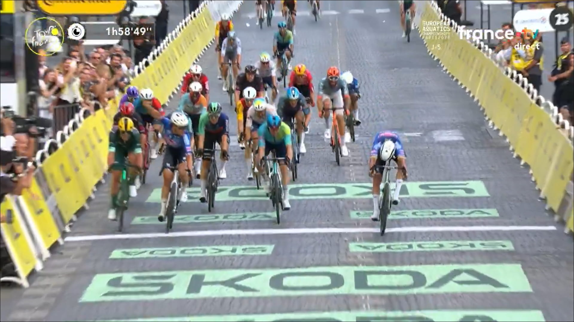 Le finish surhumain du Tour de France sur les Champs-Élysées !