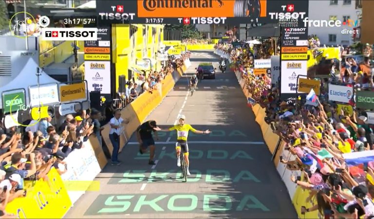Tour de France | Le final surréaliste à l&rsquo;Alpe d&rsquo;Huez, qui voit un Français rater la victoire