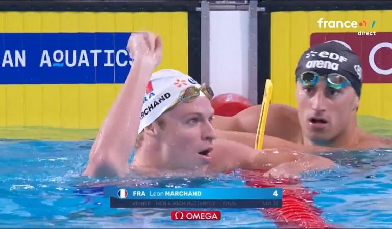 La fin de course inhumaine de Léon Marchand aux Championnats d’Europe de natation