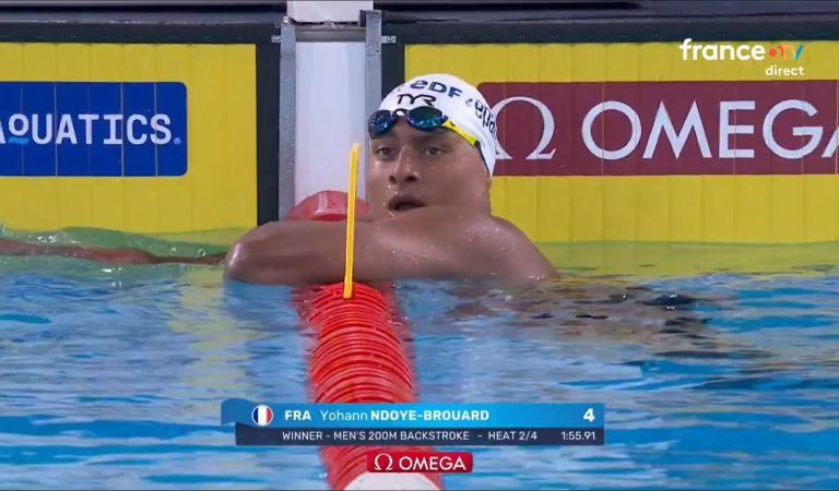 Natation | Il remporte sa course, mais est éliminé car il y a déjà trop de Français qualifiés