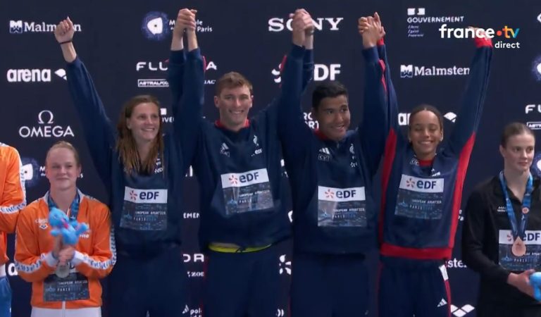 L&rsquo;incroyable stratégie des Français lors de la finale du relais 4x100m 4 nages