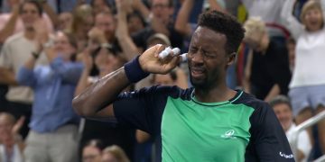 Gael Monfils célébration
