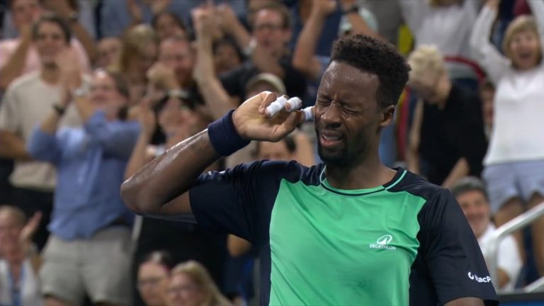 Gael Monfils célébration