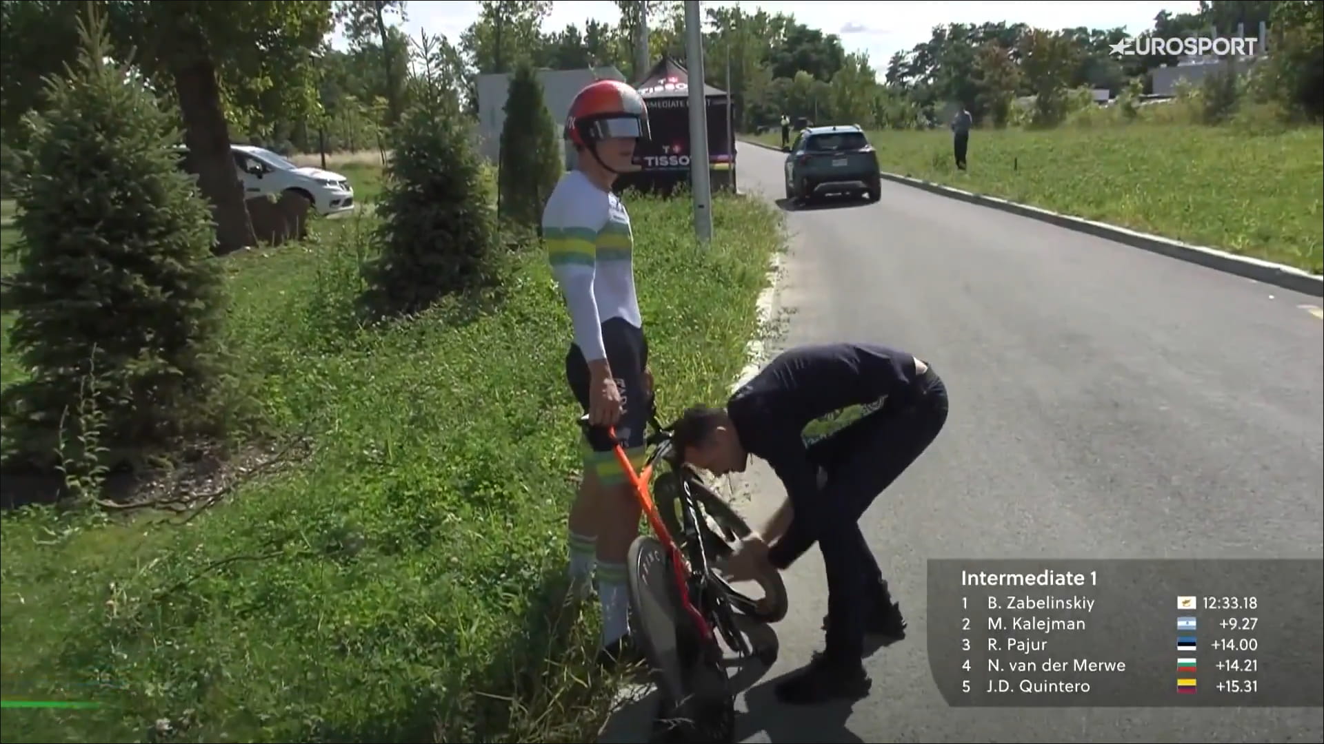 Cyclisme | La poisse intersidérale de Cameron Rogers, sa réaction fait le tour du monde