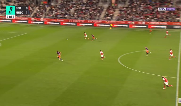 La boulette savoureuse de ce défenseur de Montpellier en Ligue 2