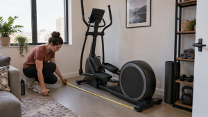 Mesurer l’espace disponible avant d’installer un vélo elliptique