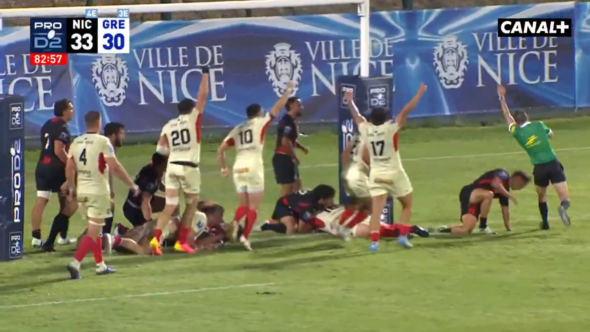 Rugby | La fin de match surréaliste entre Nice et Grenoble, 3 minutes après la sirène