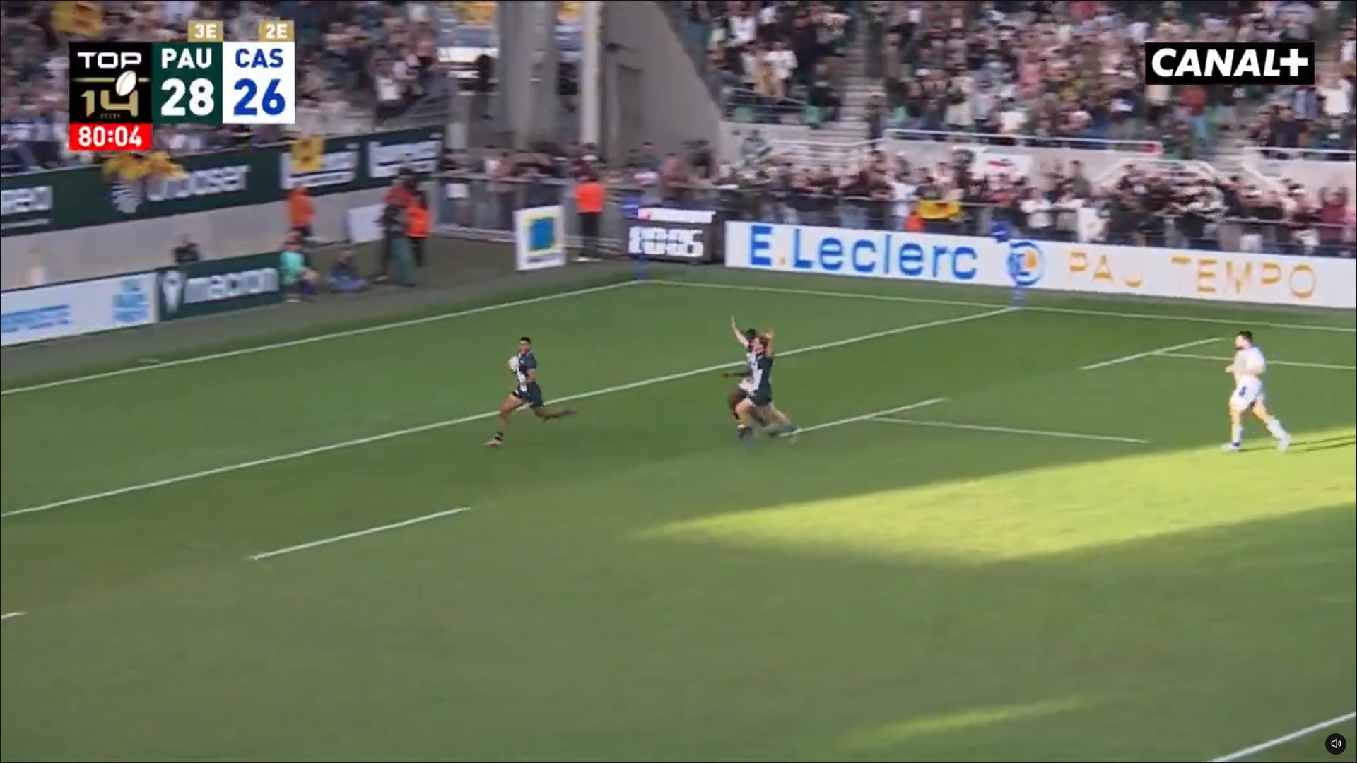 Rugby | L’essai inadmissible de 80 mètres d’Aaron Grandidier avec Pau